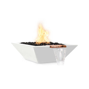 The Outdoor Plus 36" Maya GFRC Fire & Water Bowl