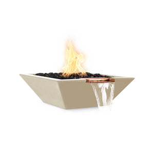 The Outdoor Plus 36" Maya GFRC Fire & Water Bowl