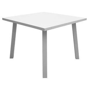 Panama Jack Mykonos 39 inch Square Table PJO-2401-WHT-SQ - BetterPatio.com