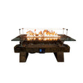 Music City Fire Company Railyard Sound Reactive Sleeper 54" Fire Pit Table - MC020300