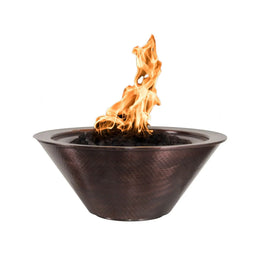 The Outdoor Plus 24" Cazo Hammered Copper Fire Bowl