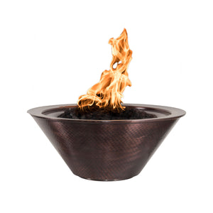 The Outdoor Plus 24" Cazo Hammered Copper Fire Bowl