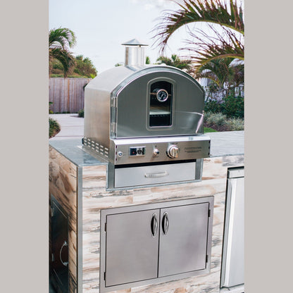 Summerset 15x15 inch Stainless Steel Drop In Sink and Hot and Cold Faucet SSNK-15D - BetterPatio.com