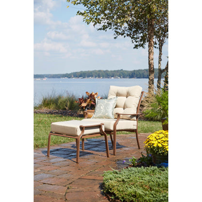 Panama Jack Island Breeze Lounge chair and Ottoman Set Aluminum with Cushions PJO-1001-ESP-2PC - BetterPatio.com