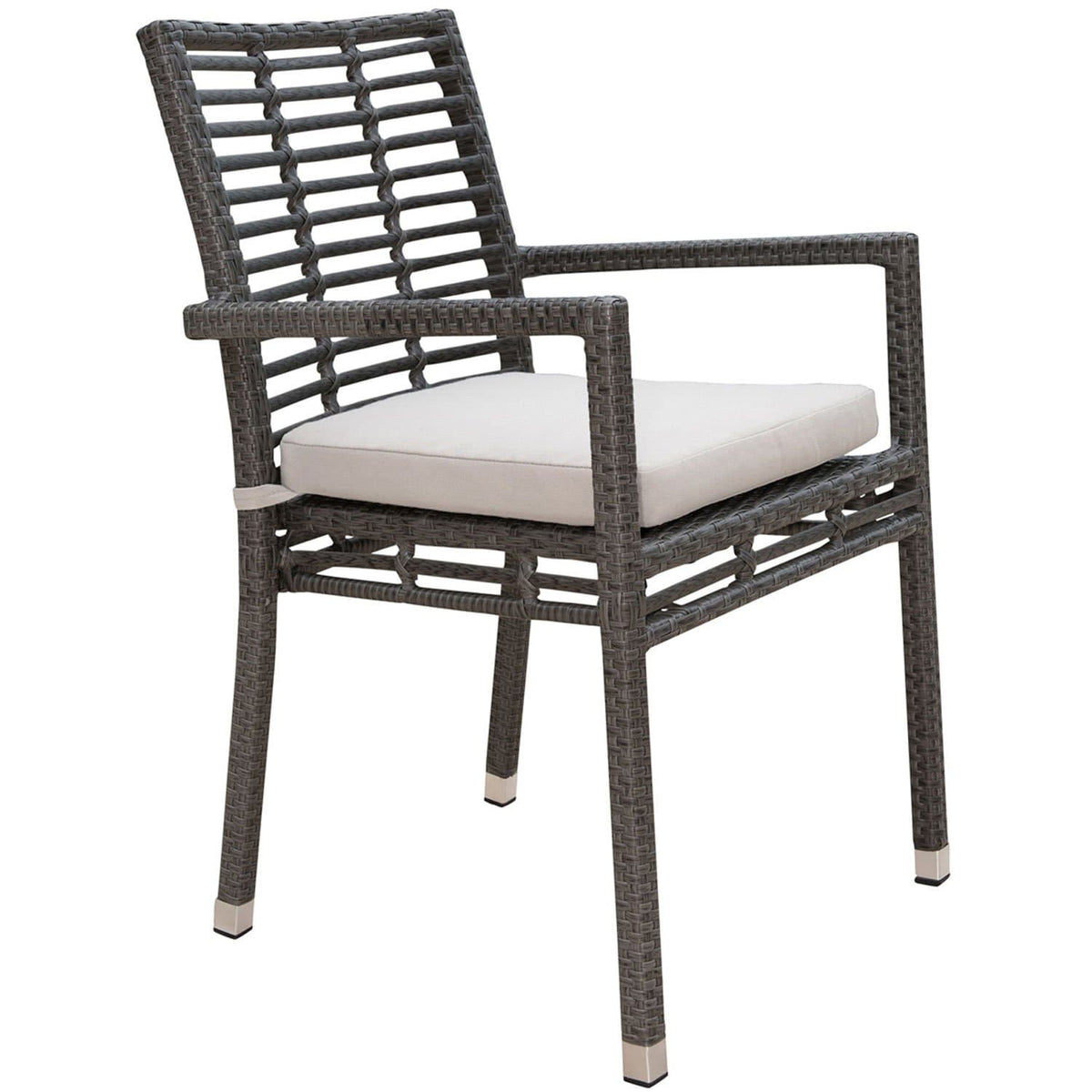 Panama Jack Graphite 5 Piece Dining Set with Arm Chairs - BetterPatio.com