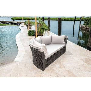 Panama Jack Graphite Canopy Daybed  PJO-1601-GRY-CD - BetterPatio.com