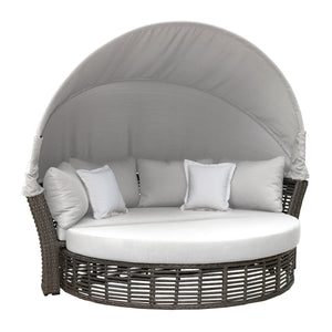 Panama Jack Graphite Canopy Daybed with Cushions
