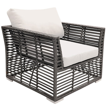 Panama Jack Graphite 4 Pc Living Set PJO-1601-GRY-4SE - BetterPatio.com