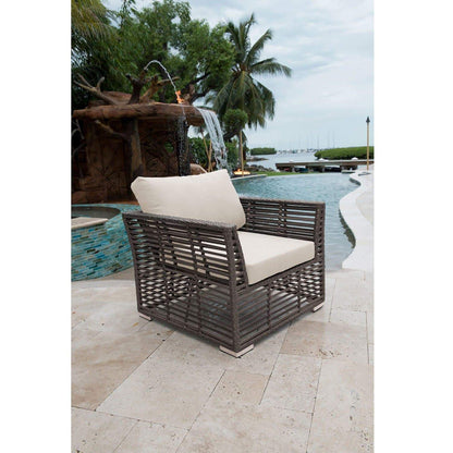 Panama Jack Graphite 4 Pc Living Set PJO-1601-GRY-4SE - BetterPatio.com