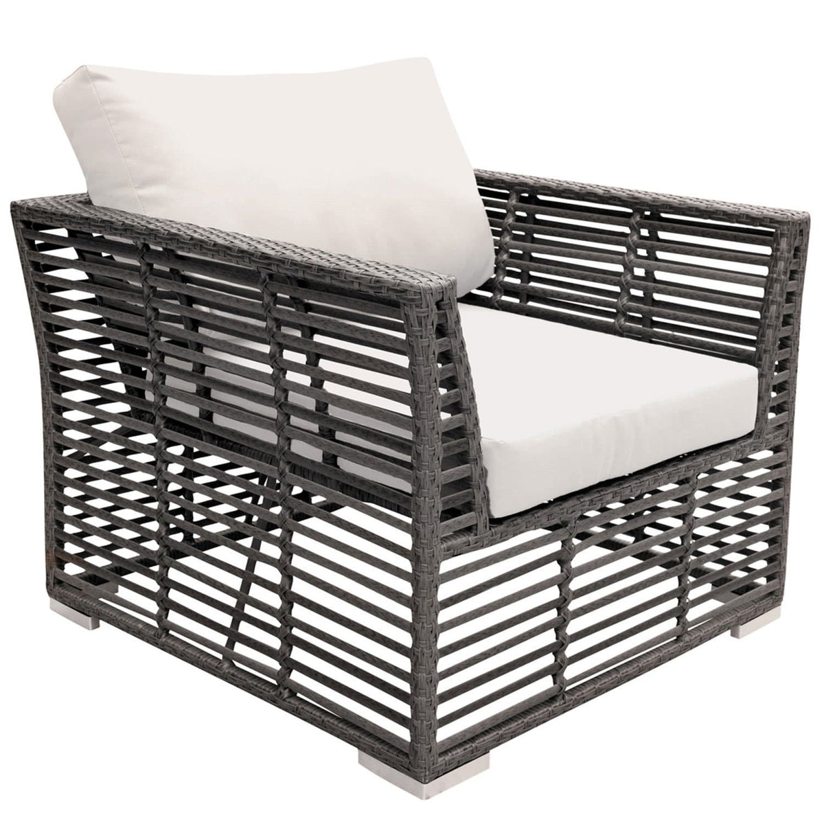 Panama Jack Graphite 4 Pc Living Set PJO-1601-GRY-4SE - BetterPatio.com