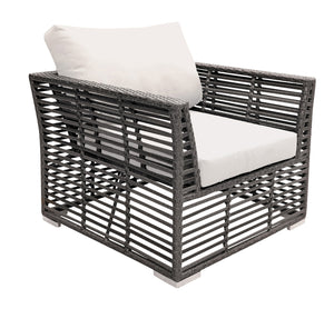 Panama Jack Graphite Lounge chair with Cushions