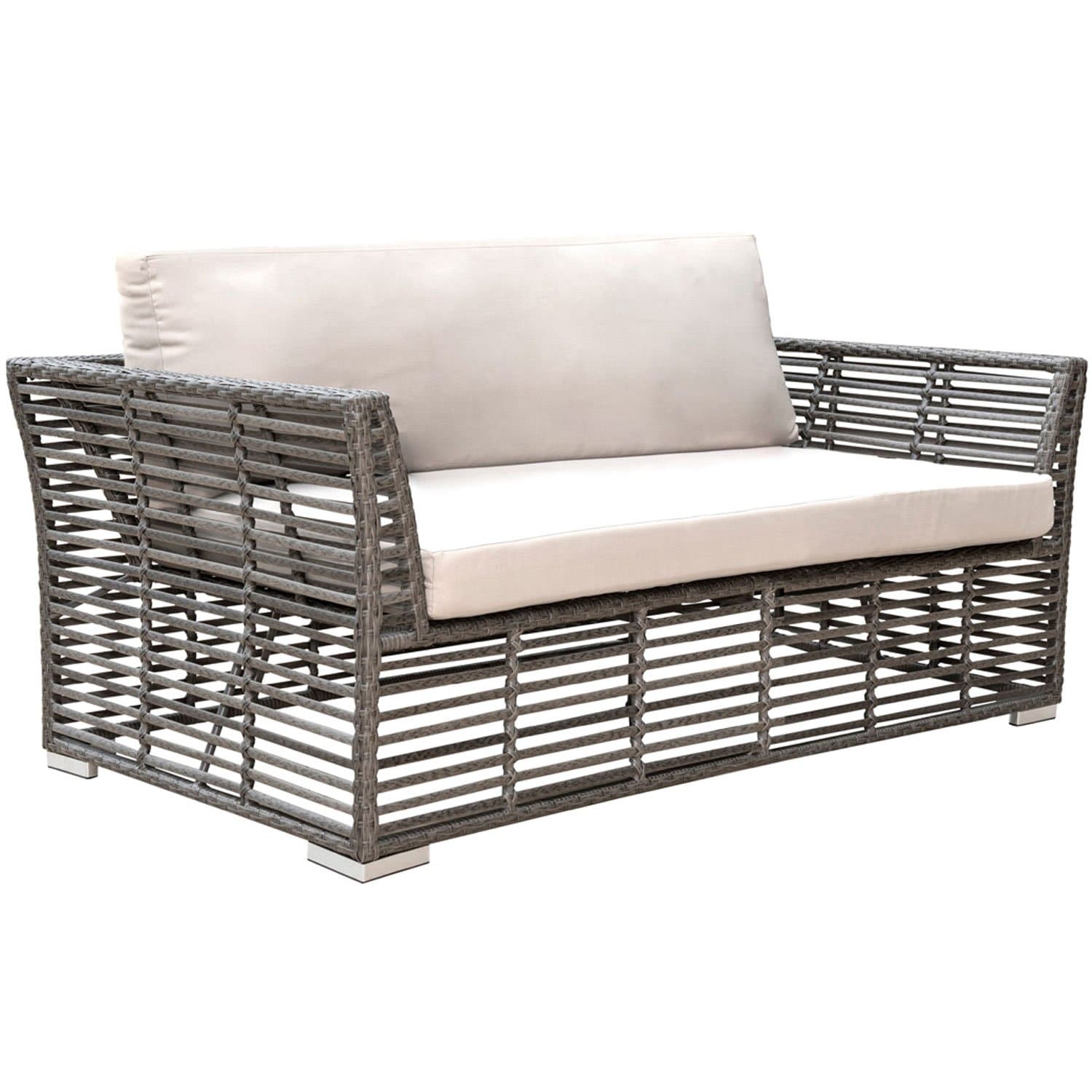 Panama Jack Graphite 4 Pc Living Set PJO-1601-GRY-4SE - BetterPatio.com