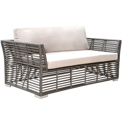 Panama Jack Graphite 4 Pc Living Set PJO-1601-GRY-4SE - BetterPatio.com