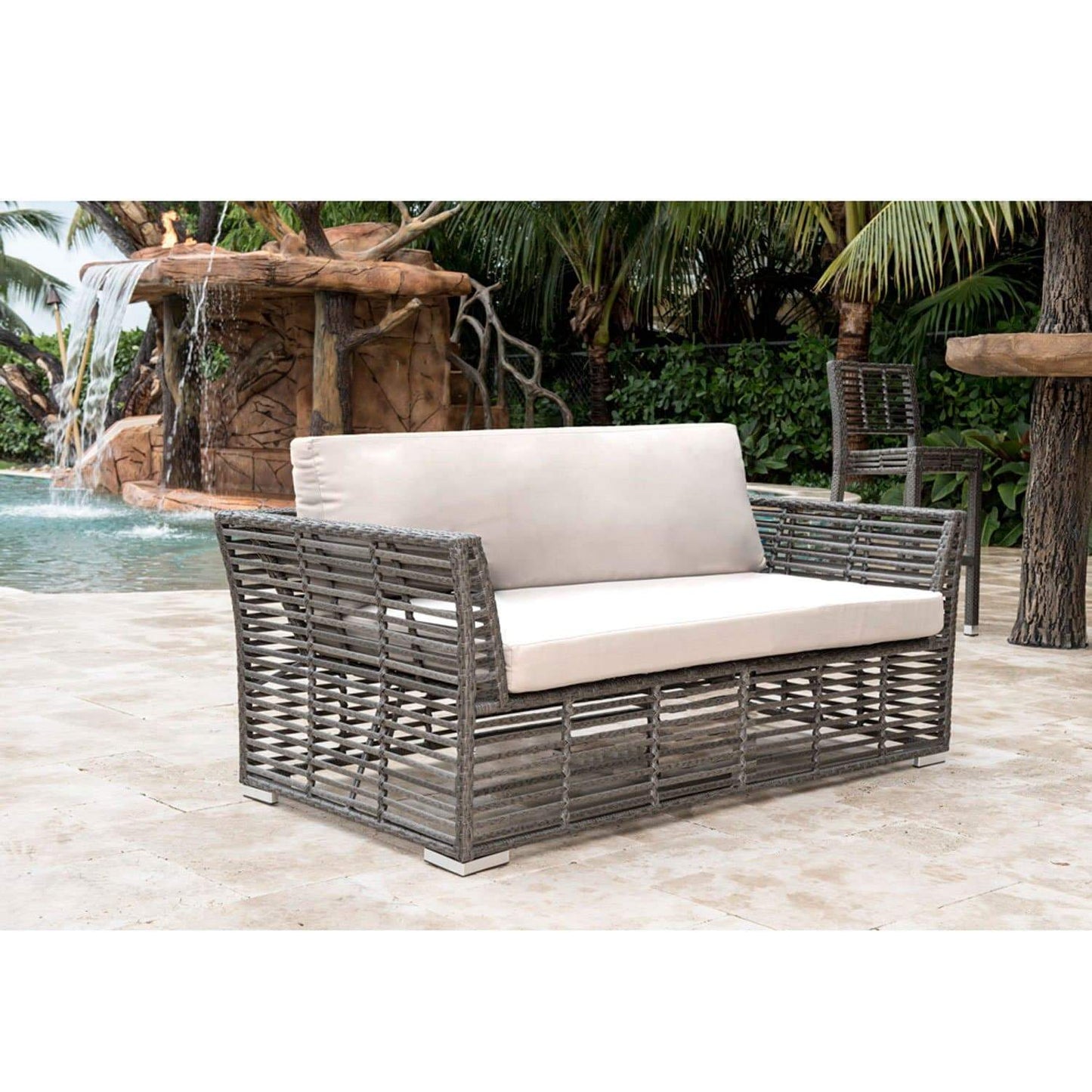 Panama Jack Graphite 4 Pc Living Set PJO-1601-GRY-4SE - BetterPatio.com