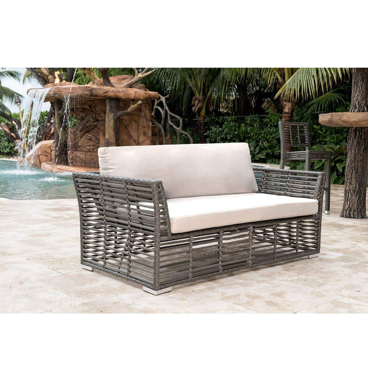 Panama Jack Graphite 4 Pc Living Set PJO-1601-GRY-4SE - BetterPatio.com