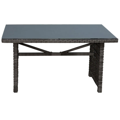 Panama Jack Graphite 7 Pc High Ct Sectional PJO-1601-GRY-7SEC - BetterPatio.com