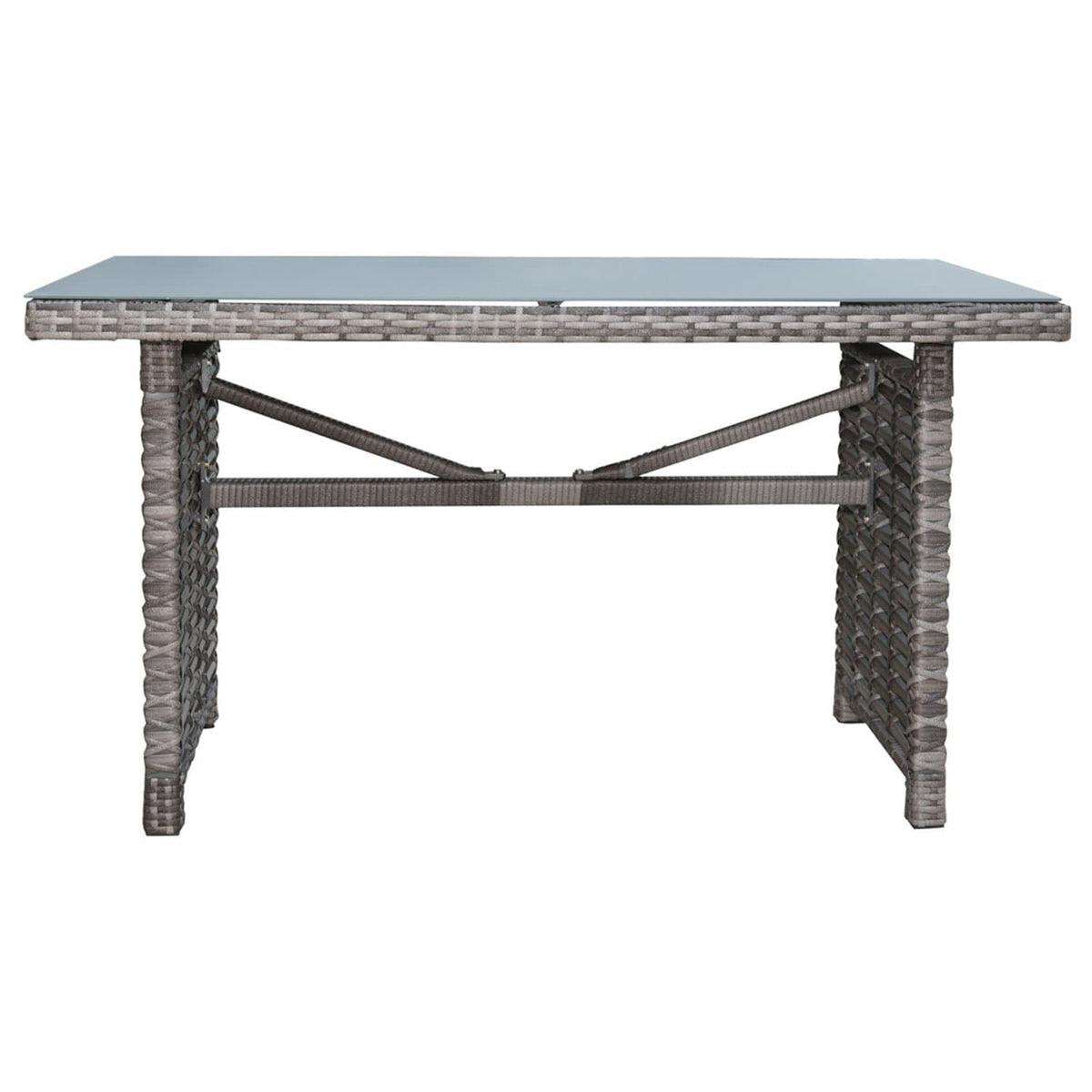 Panama Jack Graphite 7 Pc High Ct Sectional PJO-1601-GRY-7SEC - BetterPatio.com