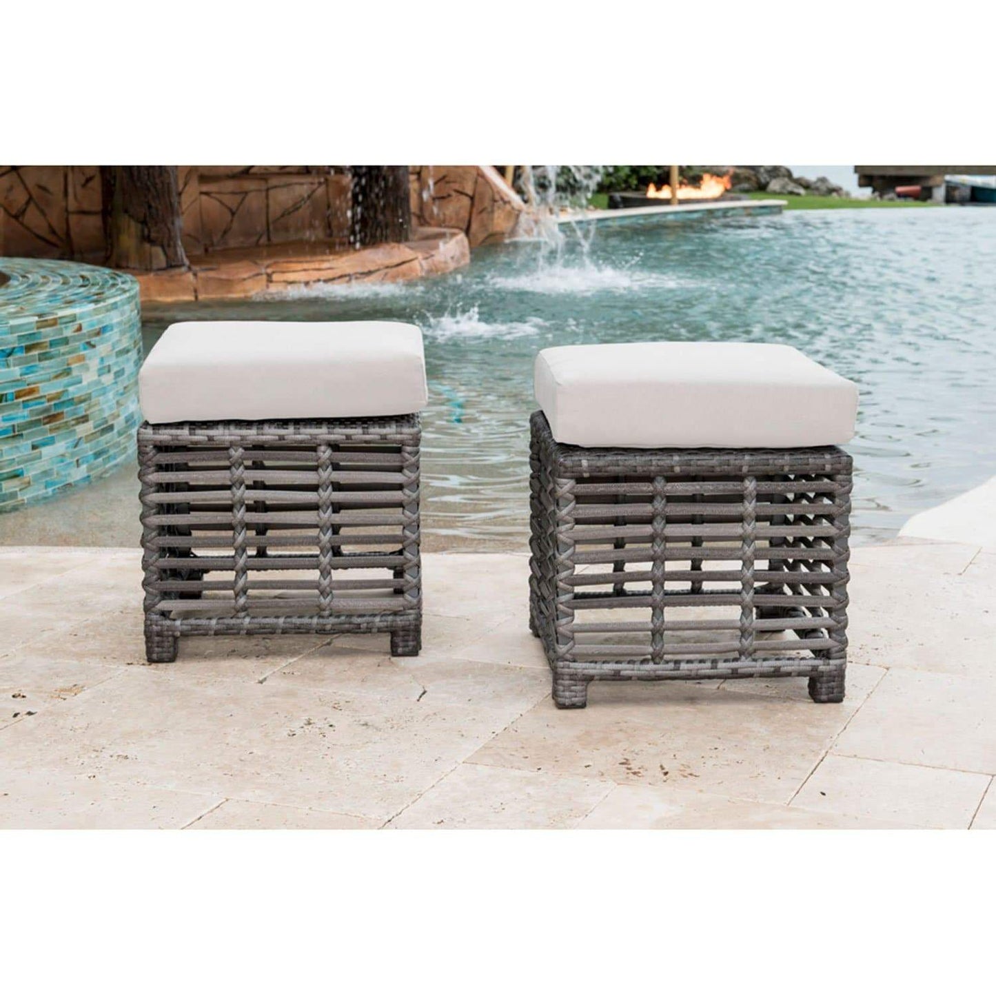 Panama Jack Graphite 7 Pc High Ct Sectional PJO-1601-GRY-7SEC - BetterPatio.com
