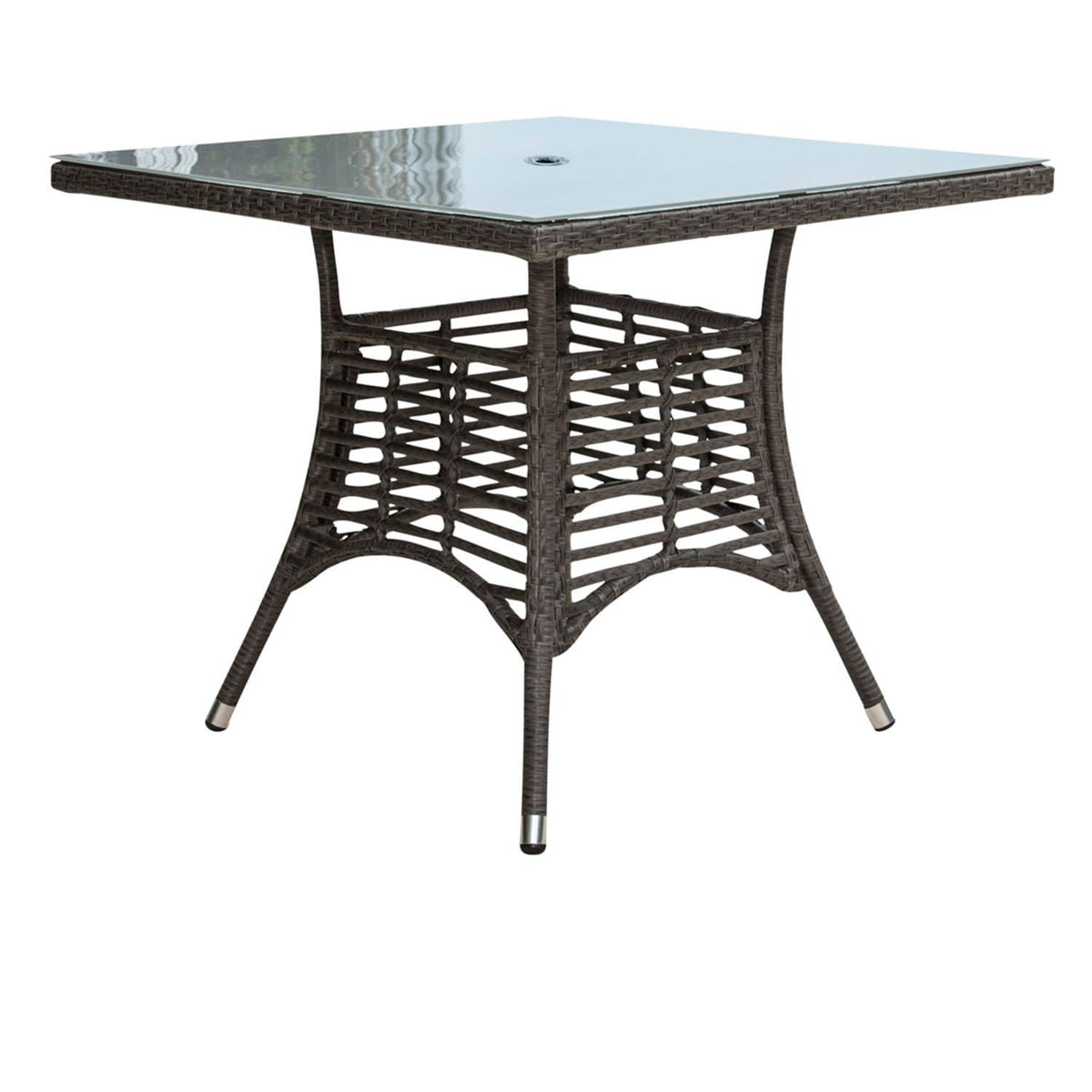 Panama Jack Graphite 5 Piece Dining Set with Arm Chairs - BetterPatio.com