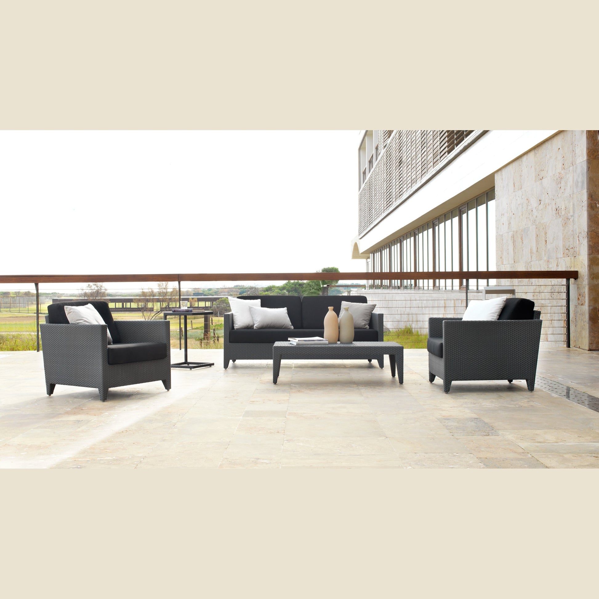 Panama Jack Onyx 4-Piece Seating Set - BetterPatio.com