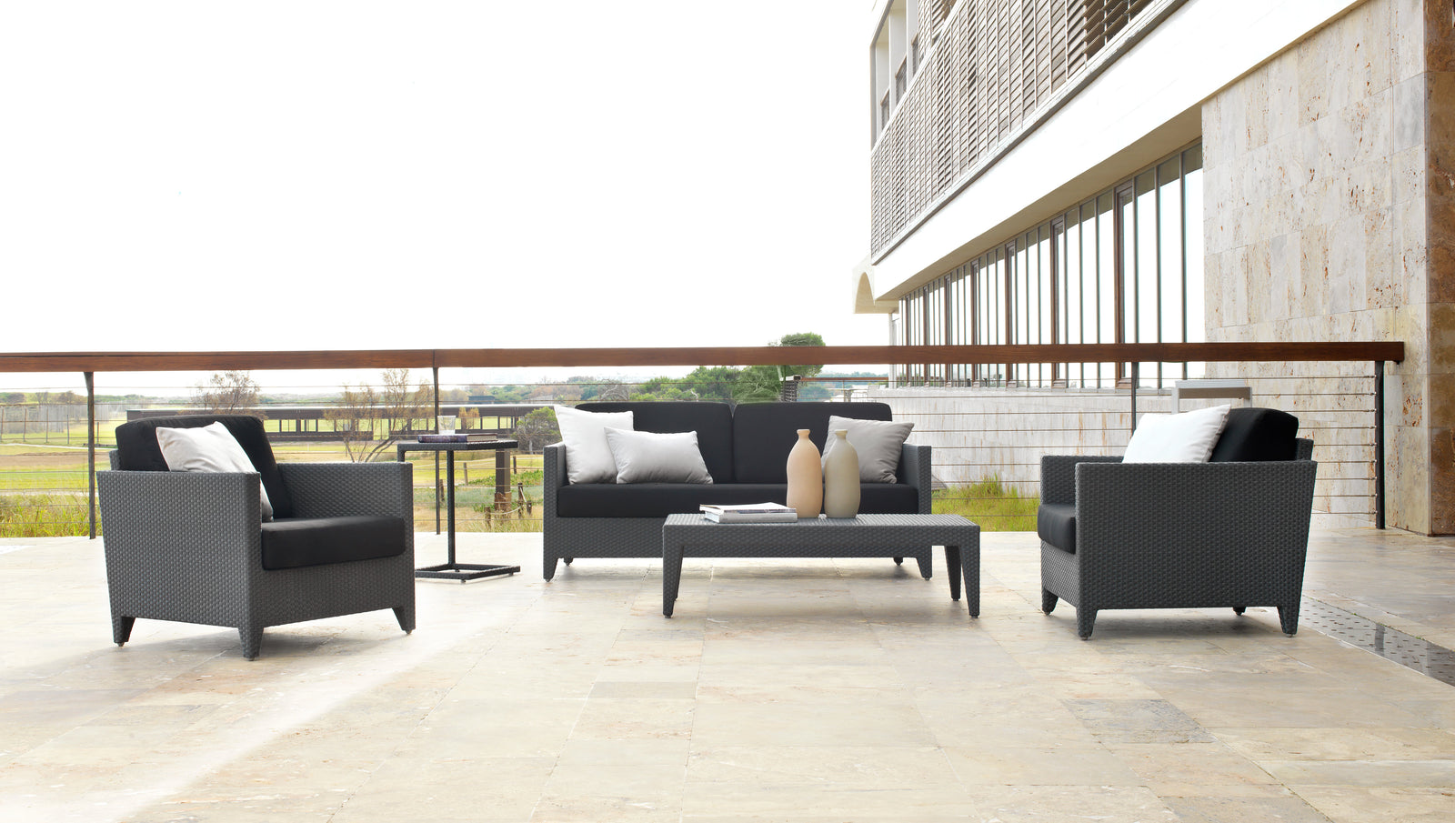 Panama Jack Onyx 4-Piece Seating Set - BetterPatio.com