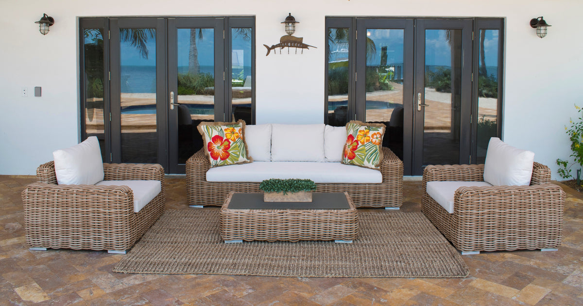 Panama Jack Cancun 4 Pc Seating Set PJO-2501-HON-4PS - BetterPatio.com