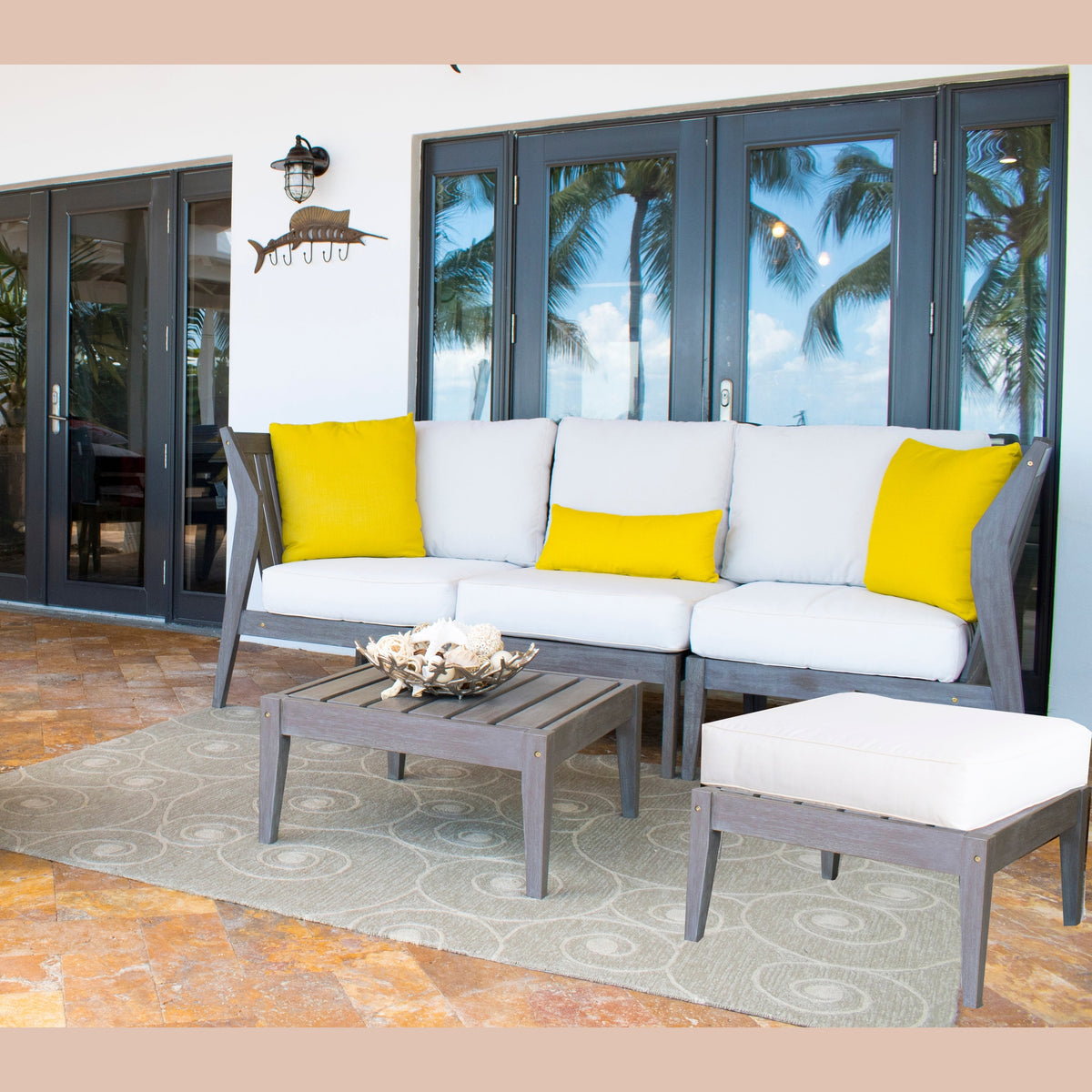 Panama Jack Poolside Modular 5-Piece Sectional - BetterPatio.com