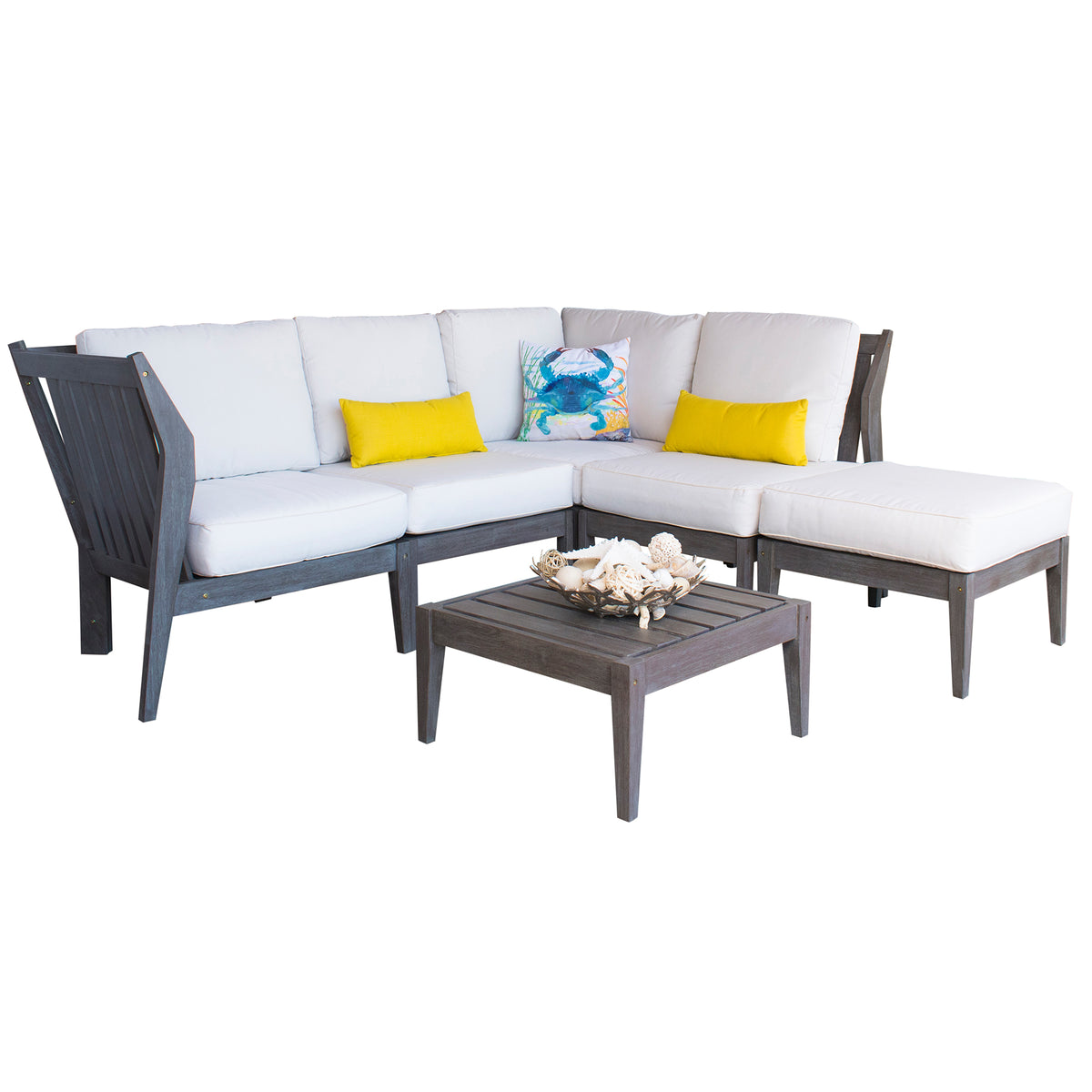Panama Jack Poolside Modular 6-Piece Sectional - BetterPatio.com