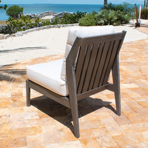 Panama Jack Poolside Modular Armless Chair with Cushion - BetterPatio.com