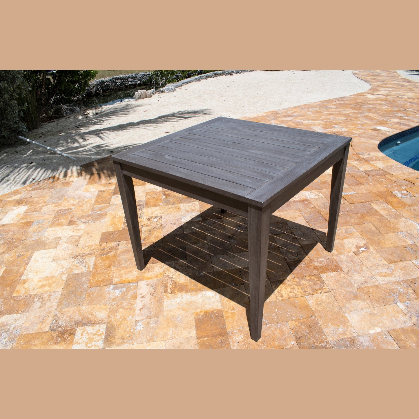 Panama Jack Poolside 36" Square Dining Table - BetterPatio.com
