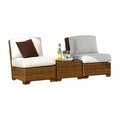 Panama Jack St Barths 3 piece Armless Conversation Set  PJO-3001-BRN-3ACT