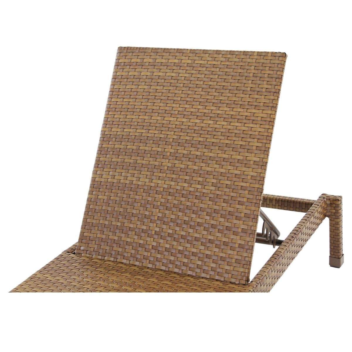 Panama Jack St Barths Wicker Chaise Lounge PJO-3001-BRN-CL - BetterPatio.com