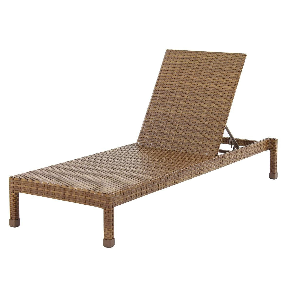 Panama Jack St Barths Wicker Chaise Lounge PJO-3001-BRN-CL - BetterPatio.com