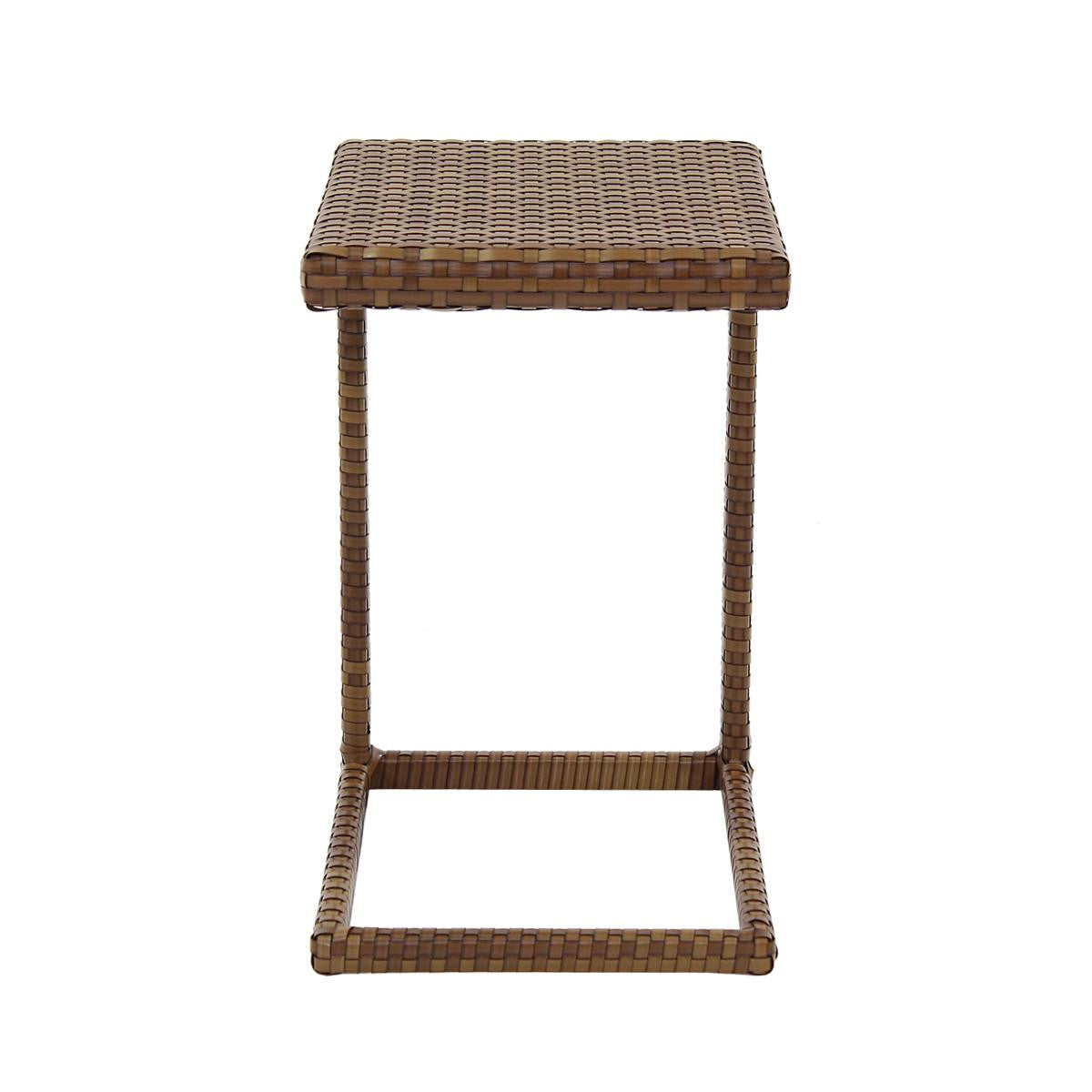 Panama Jack St Barths Wicker End Table PJO-3001-BRN-ET - BetterPatio.com