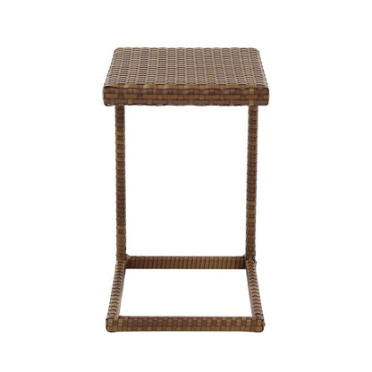 Panama Jack St Barths Wicker End Table PJO-3001-BRN-ET - BetterPatio.com