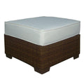 Panama Jack St Barths Wicker Ottoman PJO-3001-BRN-OT