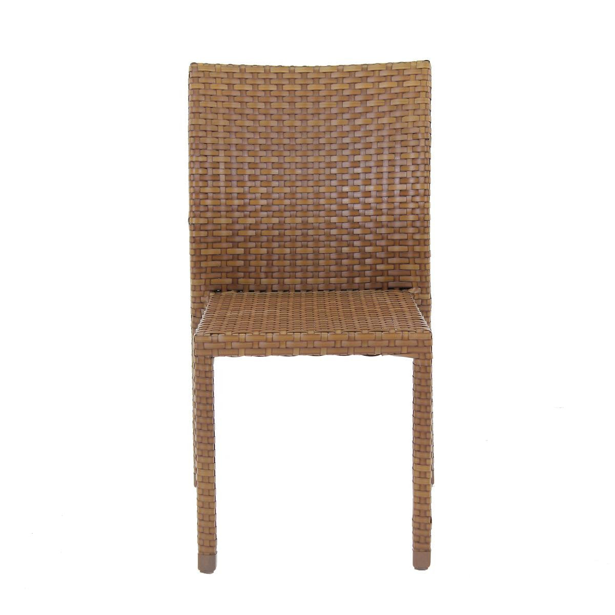 Panama Jack St Barths Stackable Side Chair PJO-3001-BRN-S - BetterPatio.com
