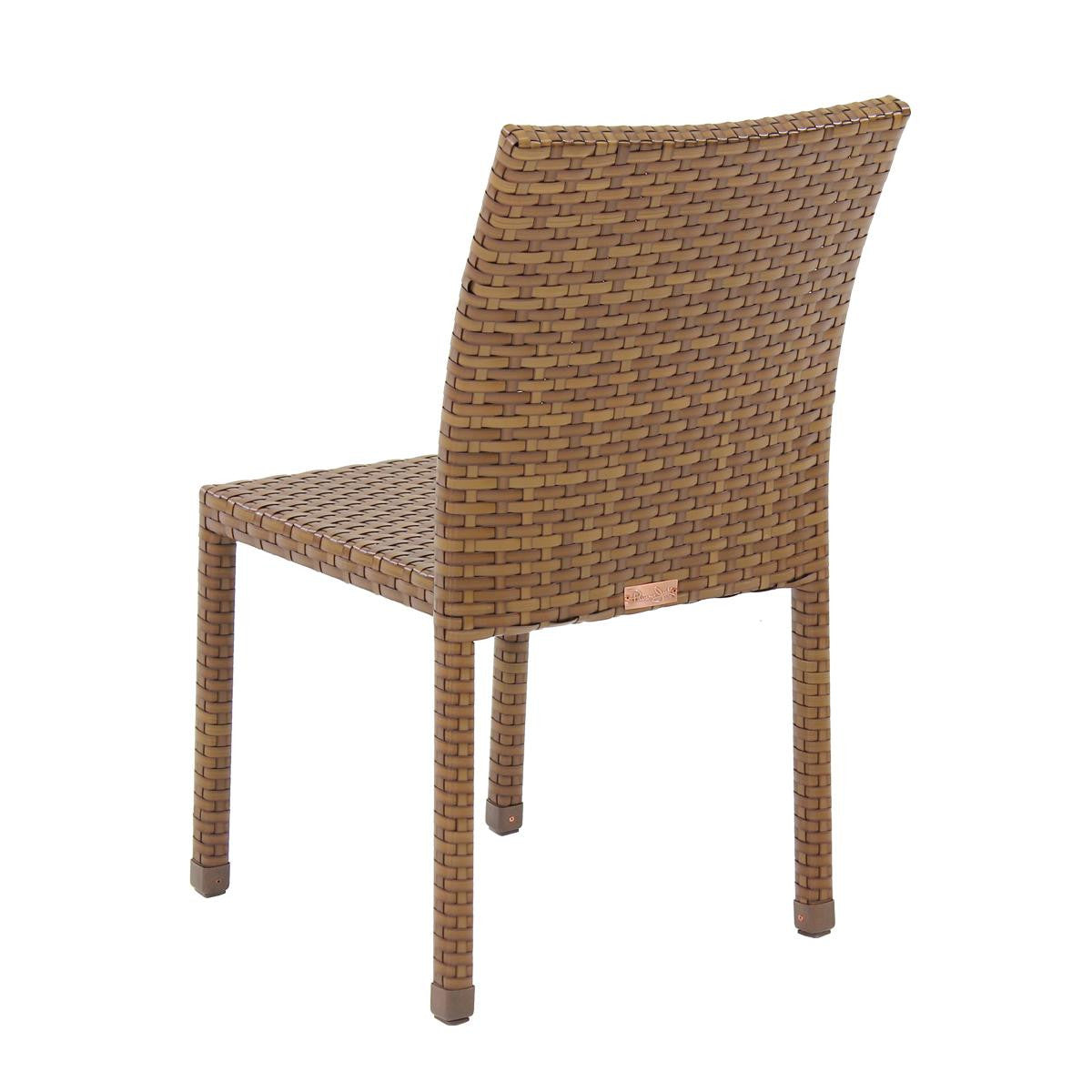 Panama Jack St Barths Stackable Side Chair PJO-3001-BRN-S - BetterPatio.com