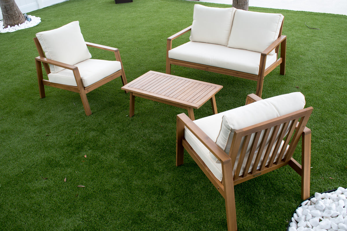 Panama Jack Belize 4-Piece Seating Set PJO-3102-NAT-4PC