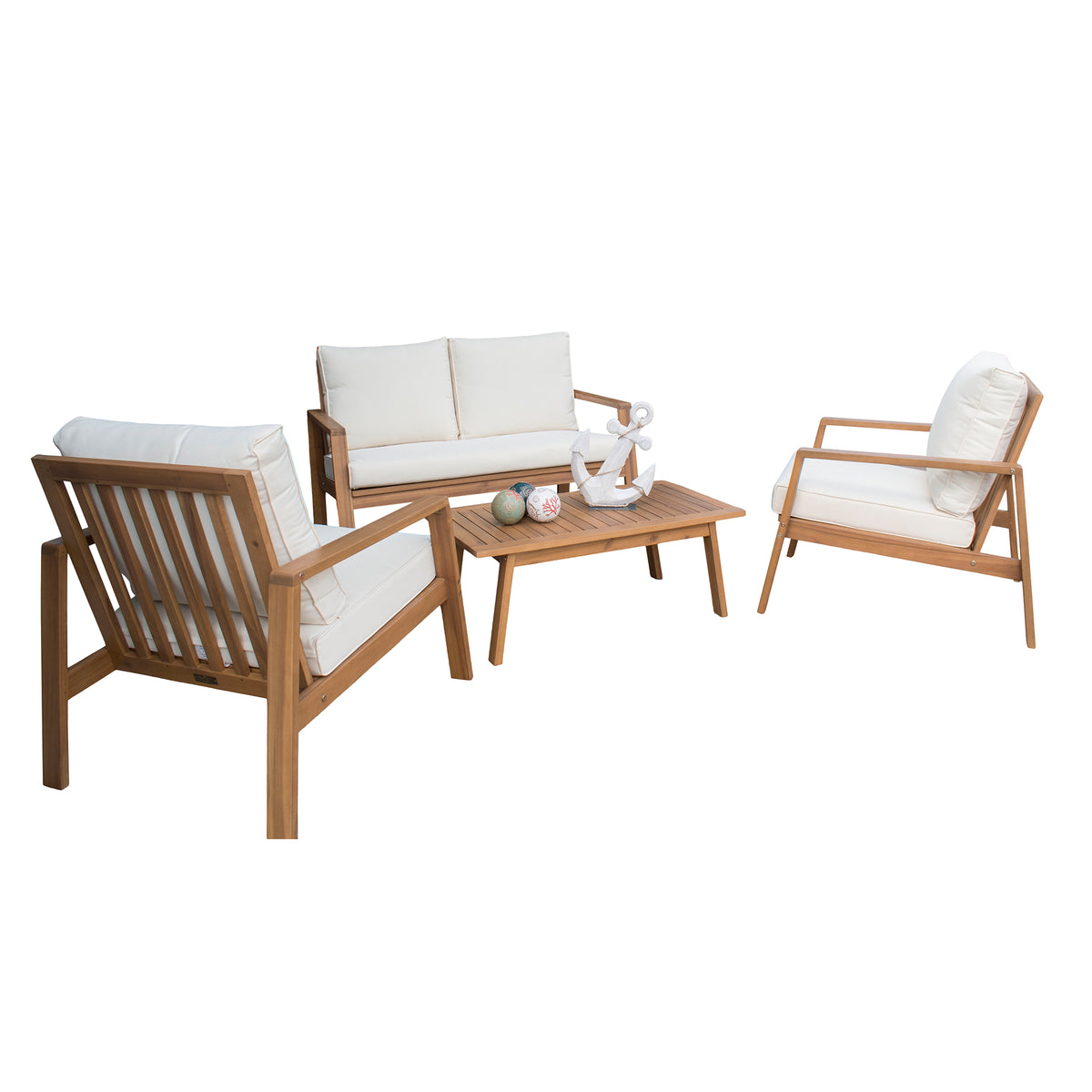 Panama Jack Belize 4-Piece Seating Set - BetterPatio.com