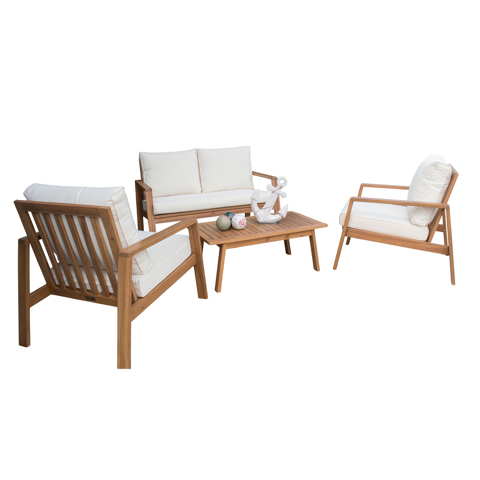 Panama Jack Belize 4-Piece Seating Set - BetterPatio.com