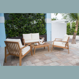 Panama Jack Belize 4-Piece Seating Set PJO-3102-NAT-4PC