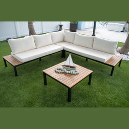 Panama Jack Boca Grande 3-Piece Sectional Set PJO-3201-GRY-3PC