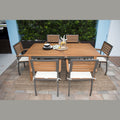Panama Jack Boca Grande 7-Piece Rectangular Dining Set PJO-3201-GRY-7DA-CUSH
