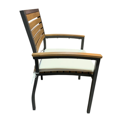 Panama Jack Boca Grande Stackable Dining Armchairs (Set of 2) - BetterPatio.com