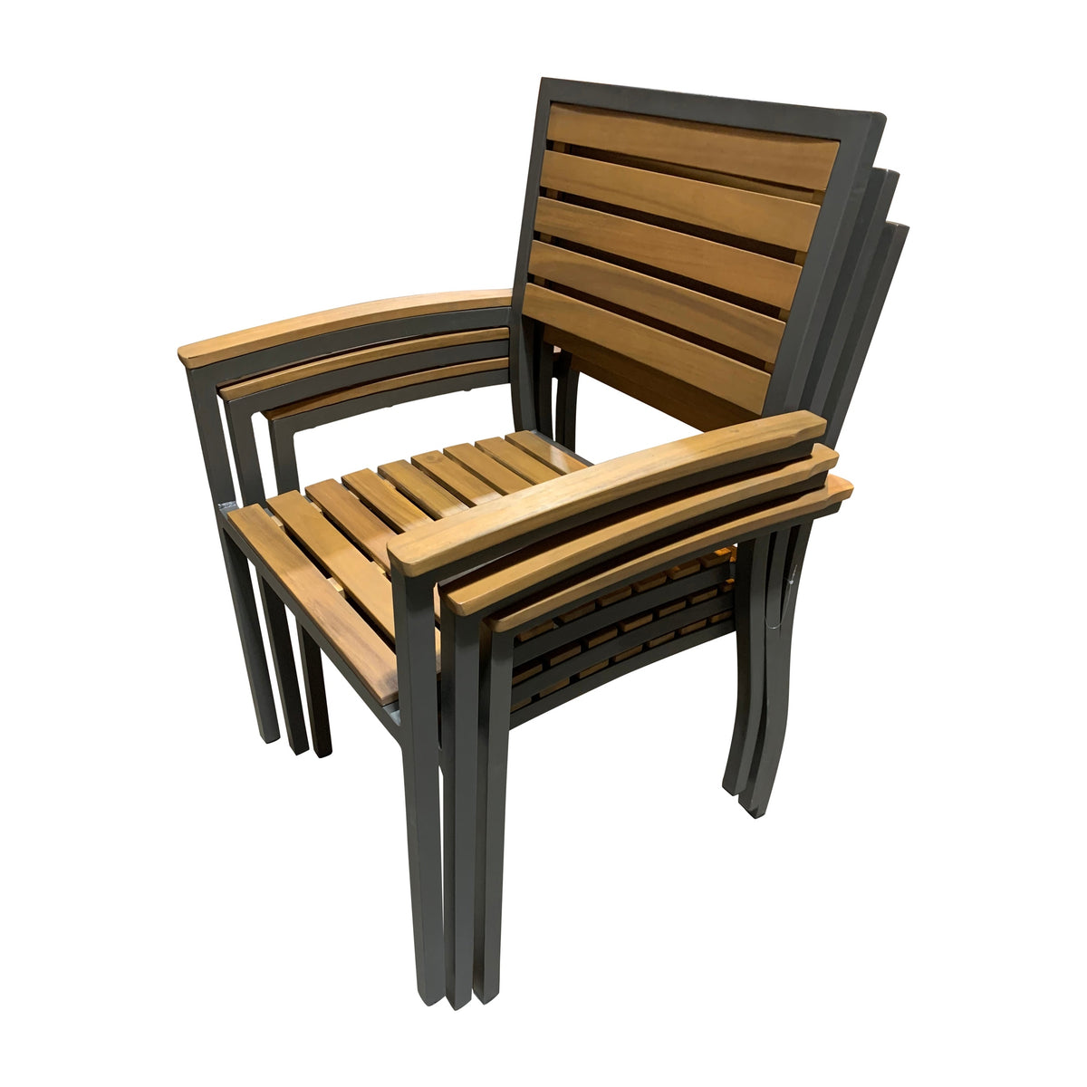 Panama Jack Boca Grande Stackable Dining Armchairs (Set of 2) - BetterPatio.com