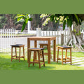 Panama Jack Laguna 5-Piece Backless Pub Dining Set PJO-3301-ACA-5PB