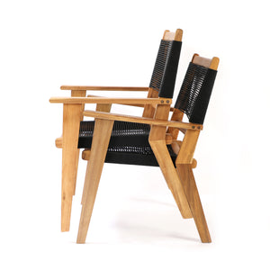 Panama Jack Laguna Stackable Arm chairs (Set of 2) - BetterPatio.com