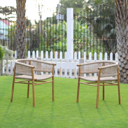 Panama Jack Corsica Stackable Dining Armchairs (Set of 2) PJO-3401-ACA-AC-SET2