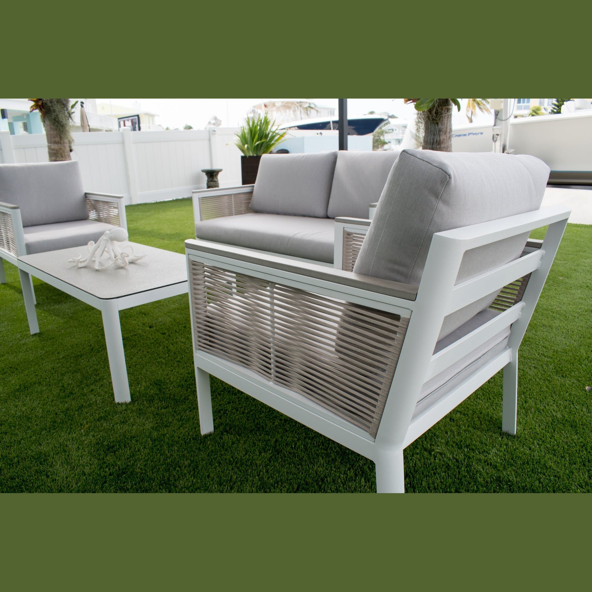Panama Jack Santa Monica 4-Piece Seating Set - BetterPatio.com